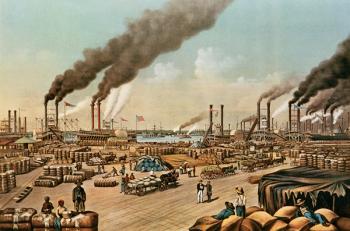 The Levee - New Orleans, 1884 (litho) | Obraz na stenu