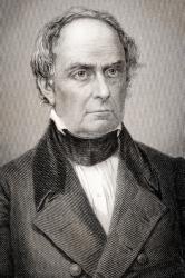 Daniel Webster, 1782-1852 American lawyer United States Senator Secretary of State and orator Engraving from a 19th century print | Obraz na stenu