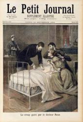 The Croup Cured by Doctor Roux, illustration from 'Le Petit Journal', 24th September 1894 (litho) | Obraz na stenu