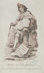 The Print Seller, from 'Petits Metiers de Paris' (engraving) | Obraz na stenu