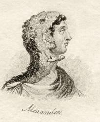 Alexander the Great, from 'Crabb's Historical Dictionary', published 1825 (litho) | Obraz na stenu
