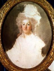 Unfinished portrait of Marie-Antoinette (1774-92) 1770-1819 (pastel on paper) | Obraz na stenu