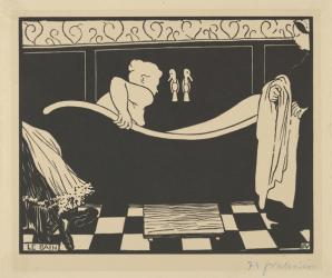 The Bath (Le Bain), 1894 (woodcut on cream wove paper) | Obraz na stenu