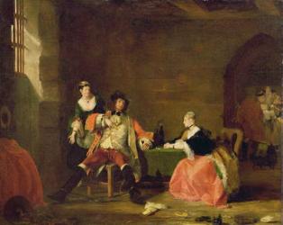Captain Macheath Upbraided by Polly and Lucy in the 'Beggar's Opera', 1826 (oil on canvas) | Obraz na stenu