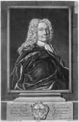 Emanuel Swedenborg (1688-1772) (engraving) (b/w photo) | Obraz na stenu