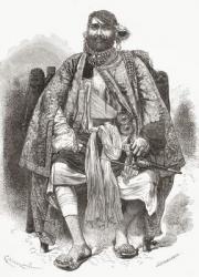 Rana Bhagwant Singh, from 'El Mundo en la Mano', published 1878 (litho) | Obraz na stenu