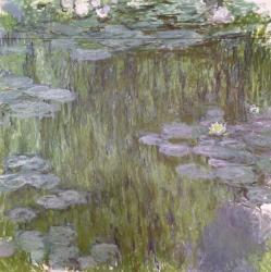 Nympheas at Giverny, 1918 (oil on canvas) | Obraz na stenu