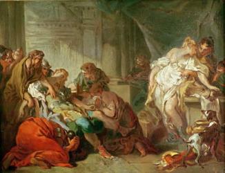 Antiochus and Stratonice (oil on canvas) | Obraz na stenu