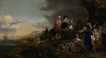 The Dutch Ambassador on his Way to Isfahan, 1653-59 (oil on canvas) | Obraz na stenu