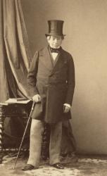 Baron James Rothschild (1792-1868) (b/w photo) | Obraz na stenu