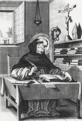Albertus Magnus (engraving) | Obraz na stenu