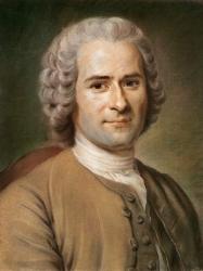 Jean-Jacques Rousseau (1712-78) after 1753 (pastel on paper) | Obraz na stenu