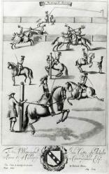 The Manag'd Horse, from 'The Gentleman's Recreation' published by Richard Blome, 1686 (engraving) | Obraz na stenu