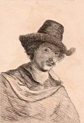 Jan Baptist Weenix, illustration from '75 Portraits Of Celebrated Painters From Authentic Originals', published in London, 1817 (engraving) | Obraz na stenu