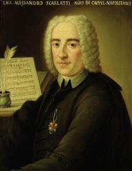 Alessandro Scarlatti (1660-1725) (oil on canvas) | Obraz na stenu