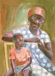 Grandmother's Love, 1995 (w/c on paper) | Obraz na stenu