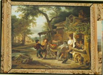 The Cherry Seller (oil on canvas) | Obraz na stenu