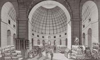 View of the Wheat Market and the Cupola, 18th-19th century (engraving) | Obraz na stenu