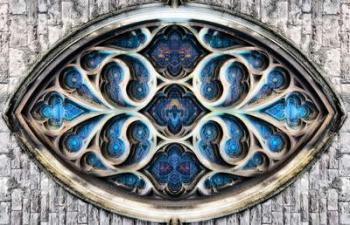 Gothic window eye, 2014 (digital image) | Obraz na stenu