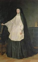 Queen Mariana of Austria, in mourning (oil on canvas) | Obraz na stenu