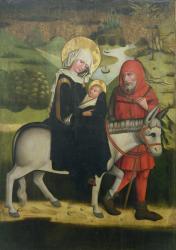 Flight Into Egypt (oil on panel) | Obraz na stenu