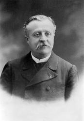 Portrait of Ernest Gaucher (b/w photo) | Obraz na stenu