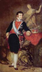 Ferdinand VII (1784-1833) of Bourbon, 1814 (oil on canvas) | Obraz na stenu