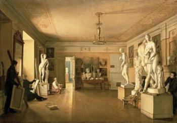 Atelier of the artist Alexey Venetsianov (1780-1847) 1827 (oil on canvas) | Obraz na stenu