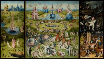 The Garden of Earthly Delights, 1490-1500 (oil on panel) | Obraz na stenu