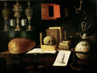 Vanitas Still Life, 1641 (oil on canvas) | Obraz na stenu