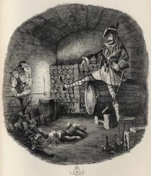 The Buccaneer's Curse, from 'The Ingoldsby Legends' by Thomas Ingoldsby, published by Richard Bentley & Son, 1887 (litho) | Obraz na stenu