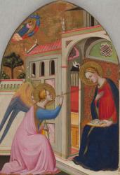 The Annunciation, c.1390-95 (tempera and gold leaf on panel) | Obraz na stenu
