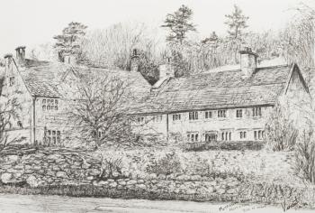 Mottistone Hall Isle of Wight, 2008 (Ink on Paper) | Obraz na stenu