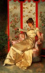 Lady Reading | Obraz na stenu