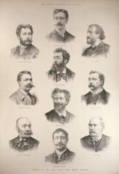 Opening of the Paris Salon: Some French Painters, from 'The Illustrated London News', 30th April 1887 (engraving) | Obraz na stenu