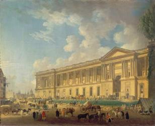 The Colonnade of the Louvre. c.1770 (oil on canvas) | Obraz na stenu