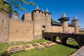 Carcassonne, France. Le Chateau (photo) | Obraz na stenu