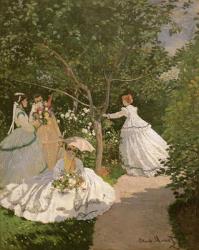 Women in the Garden, 1866 (oil on canvas) | Obraz na stenu