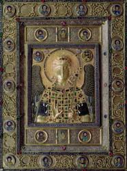 Icon depicting the Archangel Michael, 11th to 12th centuries (gold and silver inlaid with precious stones) | Obraz na stenu