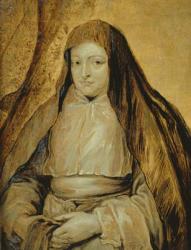 Portrait of Infanta Isabella Clara Eugenia of Spain, c.1627-32 (oil on canvas) | Obraz na stenu