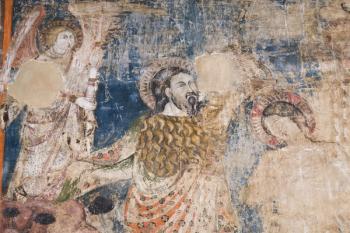 Fresco in the cathedral (photo) (detail of 324012) | Obraz na stenu