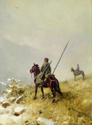 The Patrol, 1887 (oil on cardboard) | Obraz na stenu