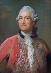 Charles Gravier (1719-87) Count of Vergennes, 1771-74 (pastel on paper) | Obraz na stenu