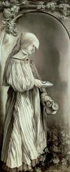 St. Elizabeth of Hungary (1207-31) 1509 (grisaille) | Obraz na stenu