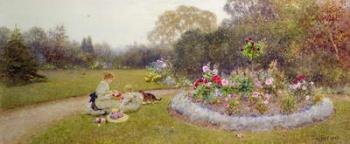 The Rose Garden, 1903 (w/c on paper) | Obraz na stenu