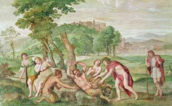 The Flaying of Marsyas, c.1616-18 (fresco on canvas) | Obraz na stenu