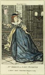 Sarah Siddons (1755-1831) as Lady Macbeth (engraving) | Obraz na stenu