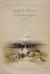 Baalbec from the Fountain, May 7th 1839, title page of Volume II of 'The Holy Land', engraved by Louis Haghe (1806-85) pub. 1843 (litho) | Obraz na stenu