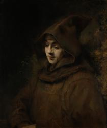 Rembrandt's Son Titus in a Monk's Habit, 1660 (oil on canvas) | Obraz na stenu