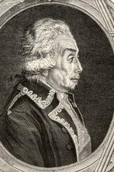 Count Nicolas Luckner, engraved by Pannemaker-Ligny, from 'Histoire de la Revolution Francaise' by Louis Blanc (1811-82) (engraving) | Obraz na stenu